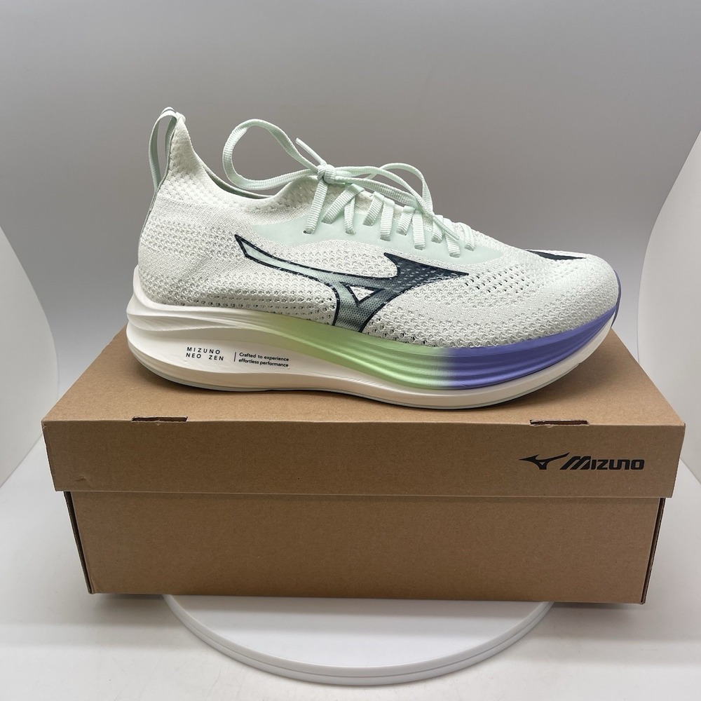 Mizuno Sneakers Womens‎ 11 Neo Zen 411522.4D53 White Running Athletic Shoes New